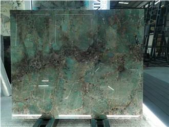 Amazon Green / River Drifting  Quartzite Slabs