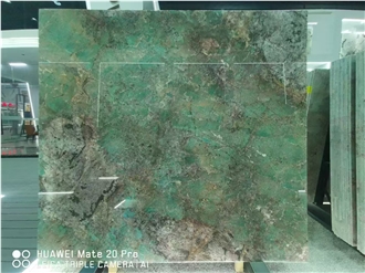 Amazon Green / River Drifting  Quartzite Slabs