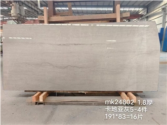 Cartier Grey / Straight Grain Marble Slabs