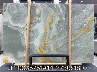 Golden Blue Jade  Onyx Slabs