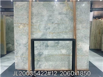Golden Blue Jade  Onyx Slabs