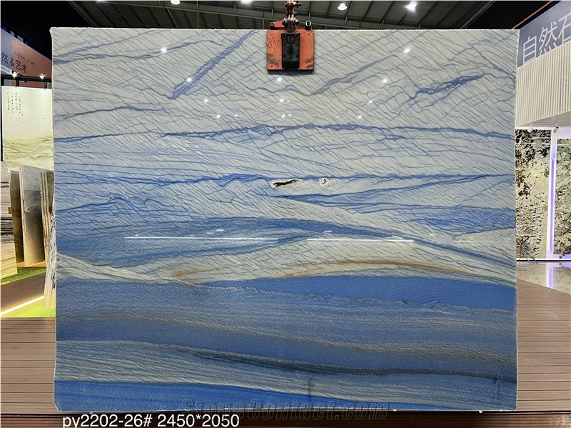 Grand Cloud Sky/Amazon River  Quartzite Slabs