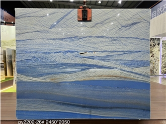 Grand Cloud Sky/Amazon River  Quartzite Slabs