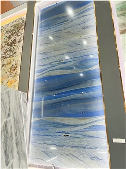 Grand Cloud Sky/Amazon River  Quartzite Slabs