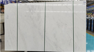 Polished Volakas White Ribbon Marble Slabs