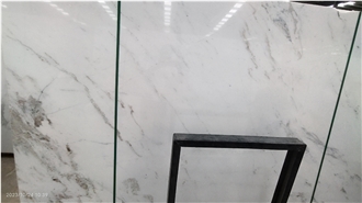 Polished Volakas White Ribbon Marble Slabs
