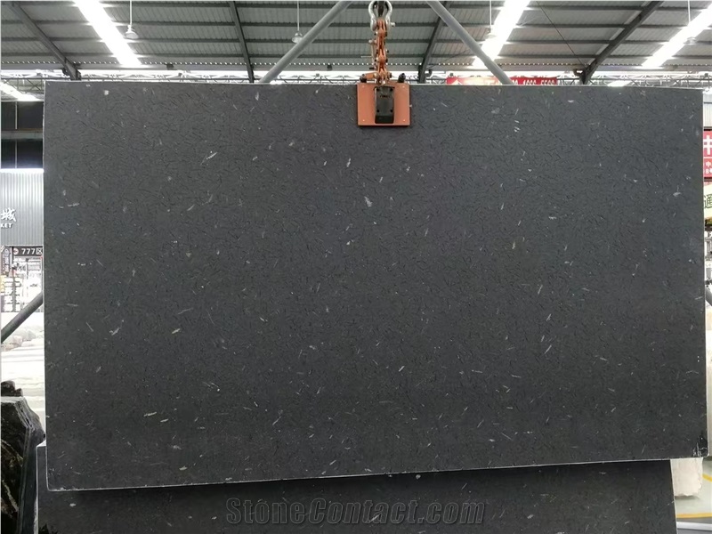 Van Gogh Black/Golden Jade Tower  Basalt Slabs