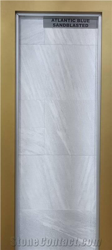 Atlantic Blue Marble Sandblasted Slabs And Tiles