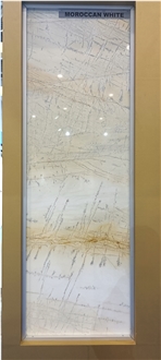 Moroccan White Marble Polished, Honed Slabs And Tiles
