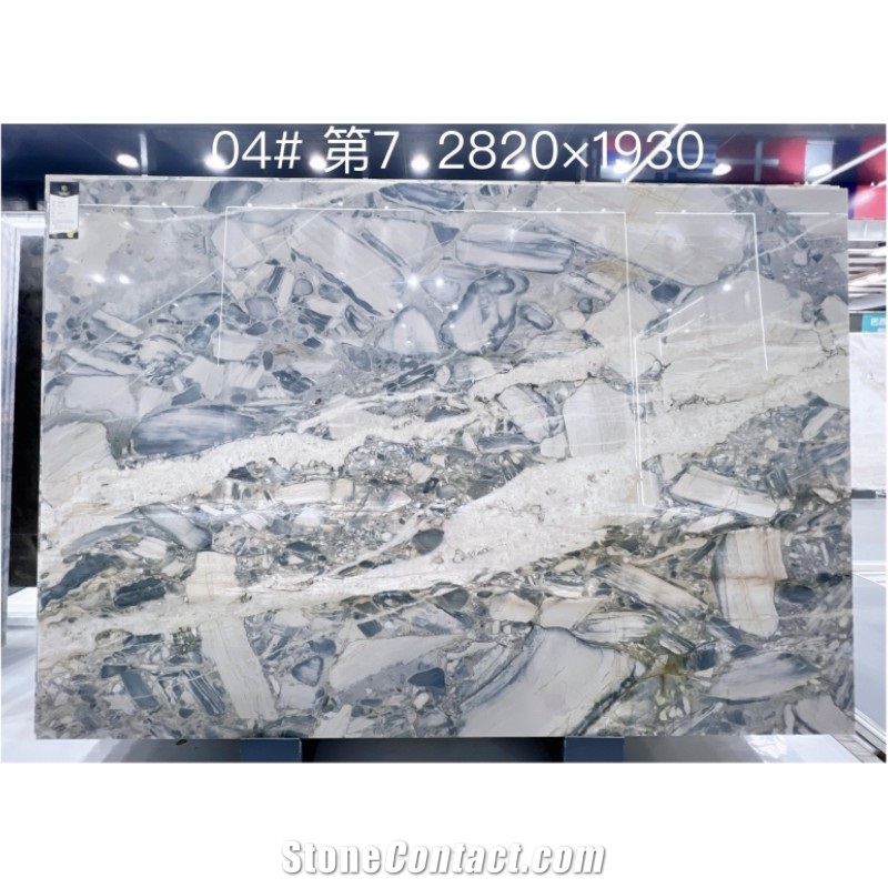 Natural Cocada Blue Quartzite Slabs