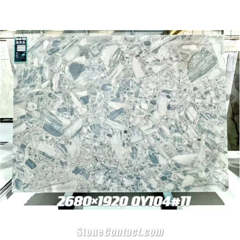 Natural Cocada Blue Quartzite Slabs