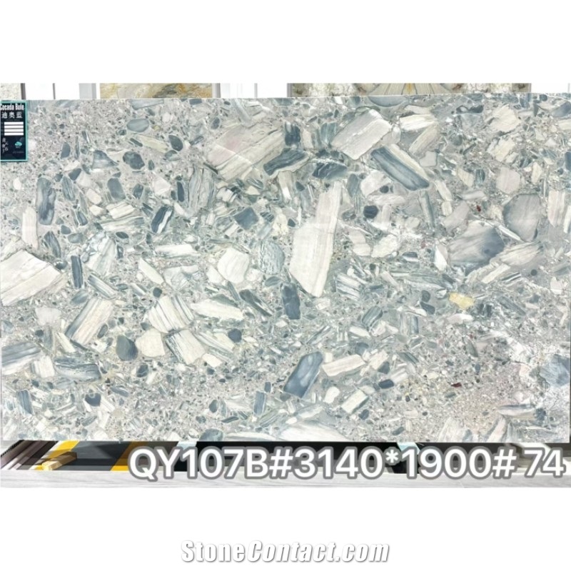 Natural Cocada Blue Quartzite Slabs