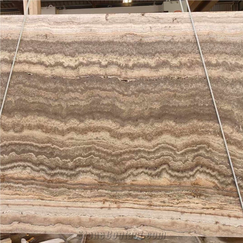 Persian Silver Gray Travertine Slabs, Wall Tiles