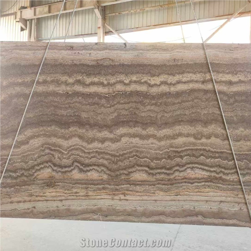 Persian Silver Gray Travertine Slabs, Wall Tiles