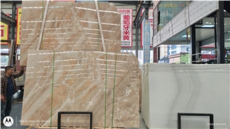 Polished Breccia Oniciata Marble Slabs