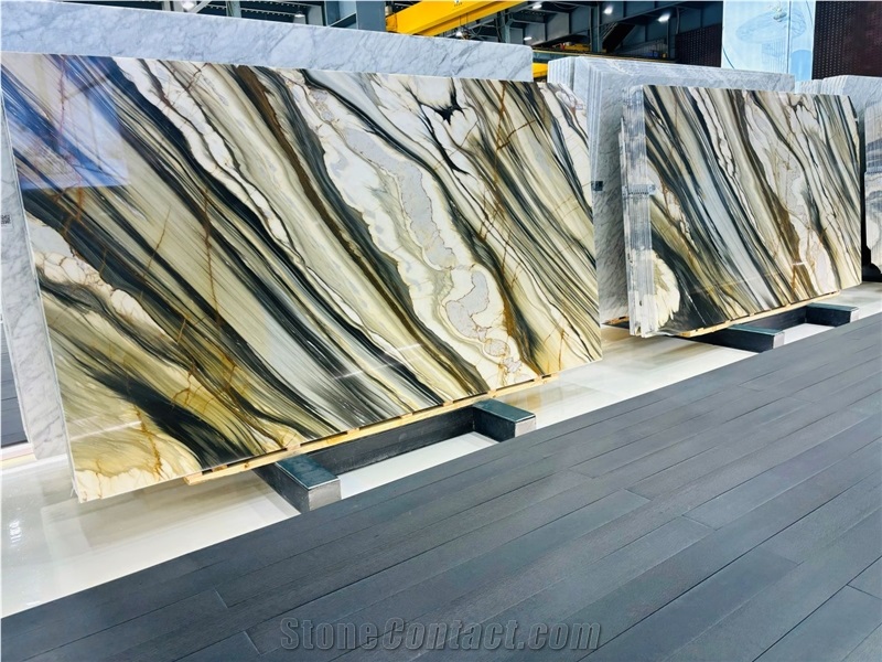 Polished Calacatta Oyster Marble Slabs