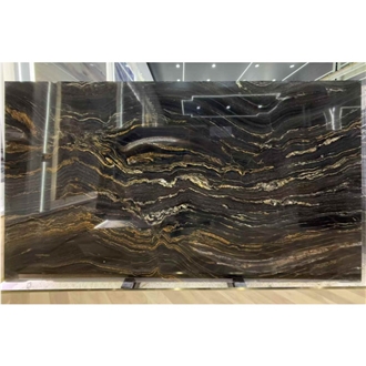 Polished Magma Gold Granite Slabs