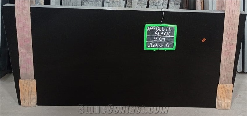 Thick Black Granite Slabs