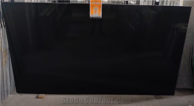 Thick Black Granite Slabs