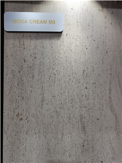 Moca Cream M3 Limestone In Honed And Polished Slabs