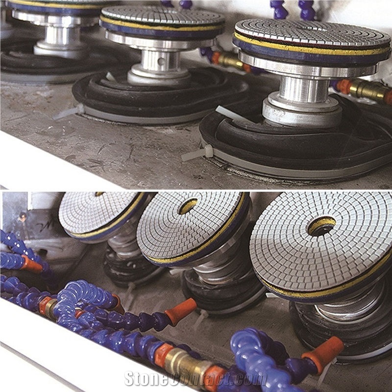 Bevel And Straight Side Stone Polishing Machine(Vertical Type)