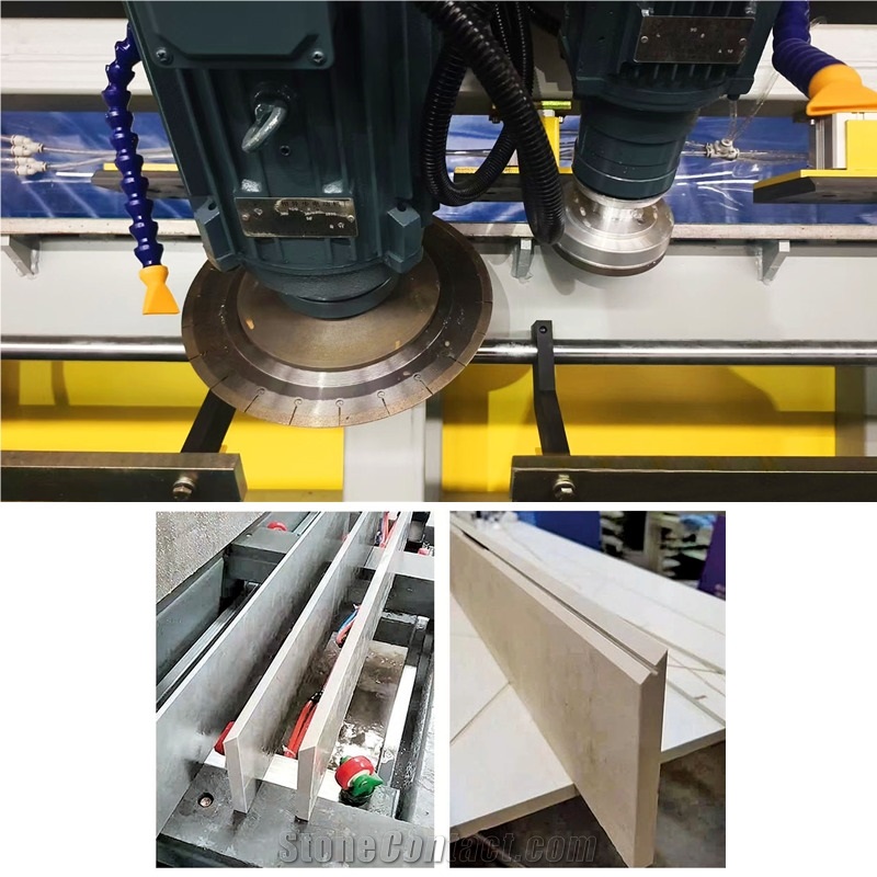 Double Head 45 Degree Slab Chamfering Machine