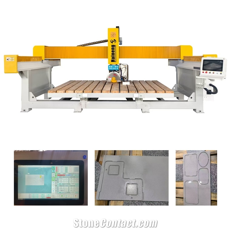 Intelligent 4 Axis Infrared Bridge Stone Cutting Machine