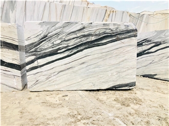 Panda White Luxe Marble Blocks