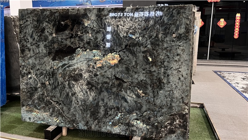 DMD Lemurian Blue Granite Slabs - New Collections Slabs