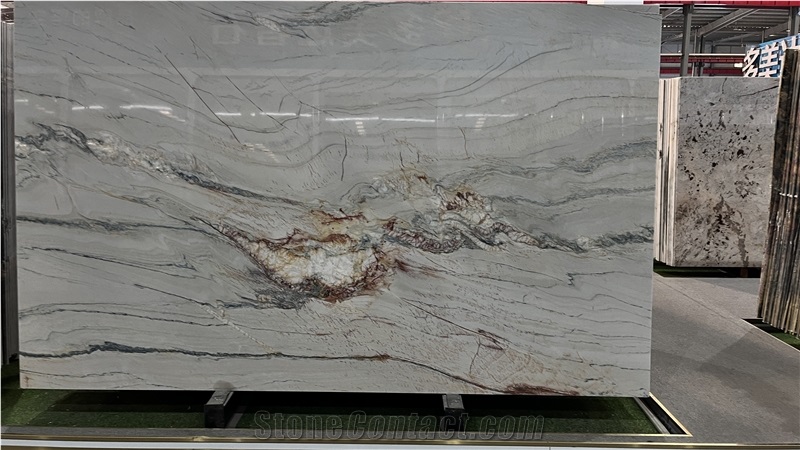 DMD New Aqua Royal Quartzite Collections Slabs