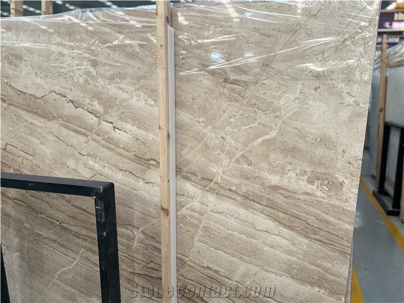 DMD New Dino Beige Marble Slabs Collelctions
