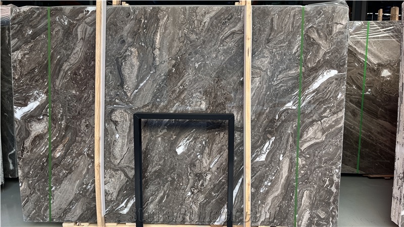 DMD New Venice Brown Marble Slabs Collections
