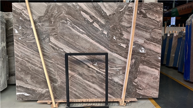 DMD New Venice Brown Marble Slabs Collections