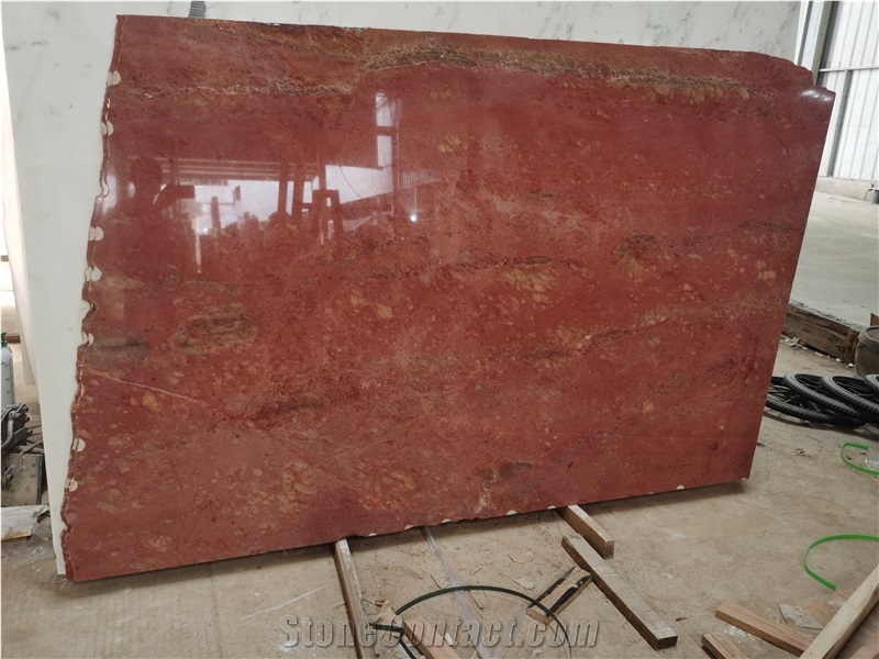Exclusive Rosso Collemandina Marble Slabs High End Quality