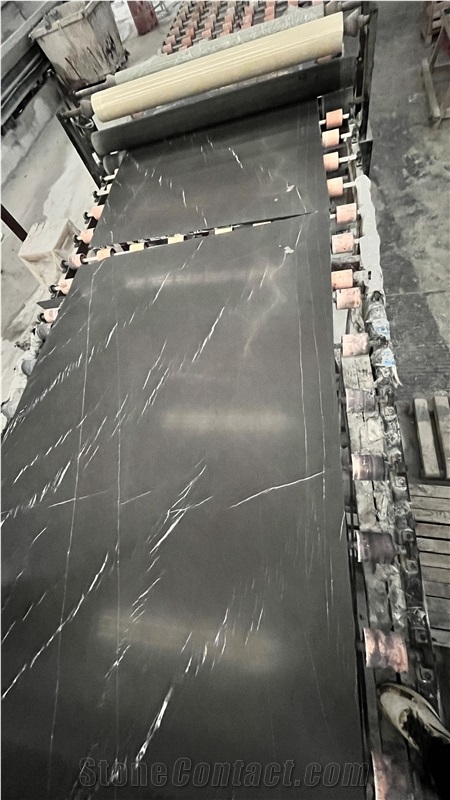 New Collections Pietra Grigio Marble Slabs Honed Finishing