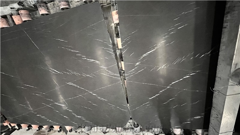 New Collections Pietra Grigio Marble Slabs Honed Finishing