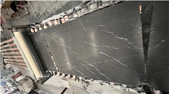 New Collections Pietra Grigio Marble Slabs Honed Finishing
