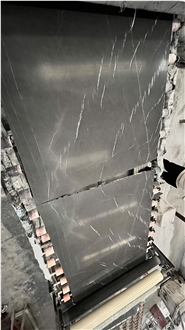 New Collections Pietra Grigio Marble Slabs Honed Finishing
