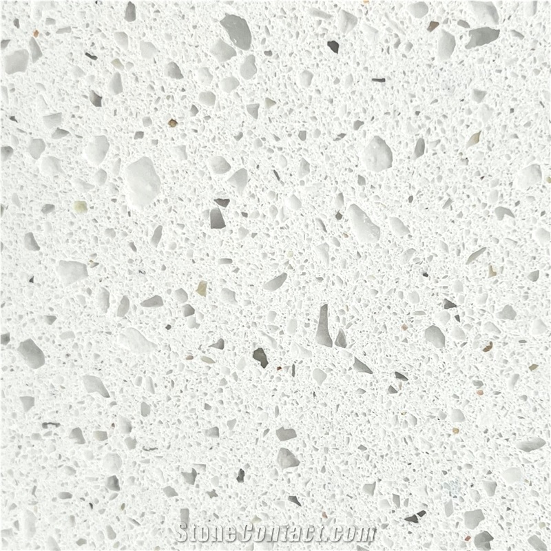Pebbles Ice  Quartz Slabs