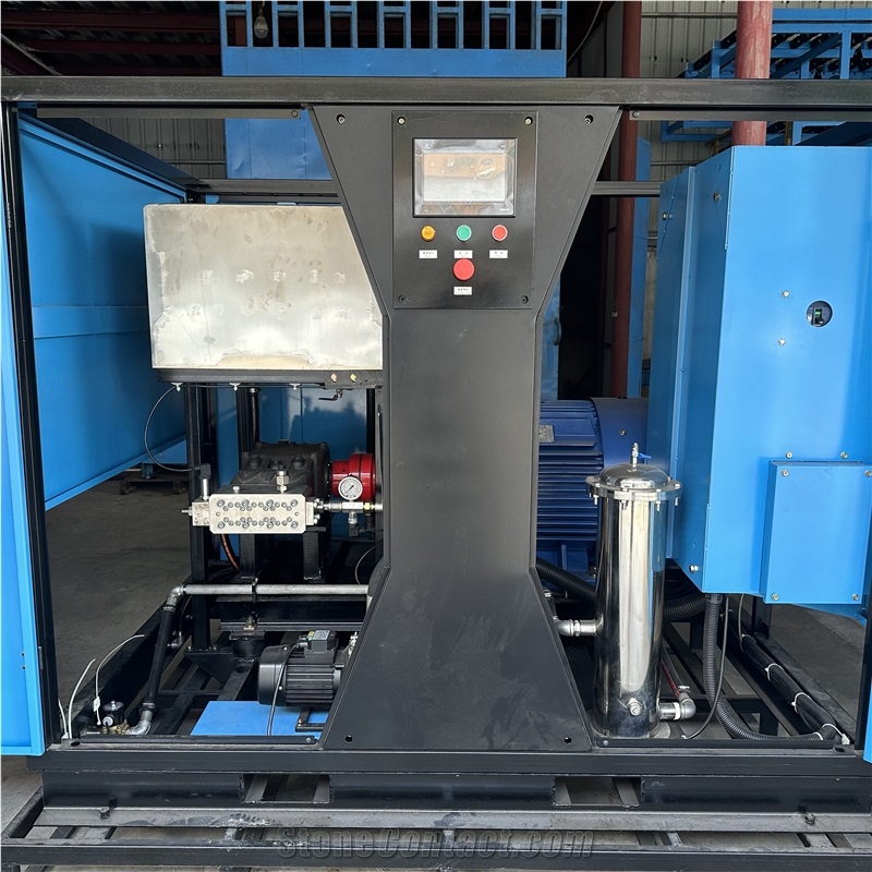 1000 Bar Hydraulic Italy Pump Stone Surface Process Machine WP-10023