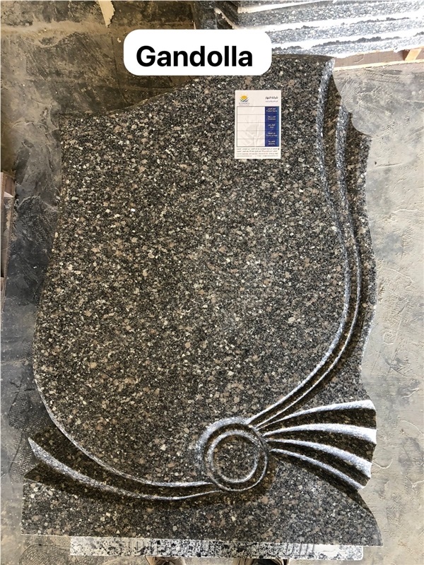 Shapes Of The Granite Gandola Headstone