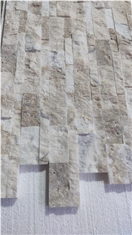 Harmony Travertine Split Face Stone Veneer Ledger Panels