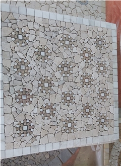 Natural Stone Mosaic  Medallion
