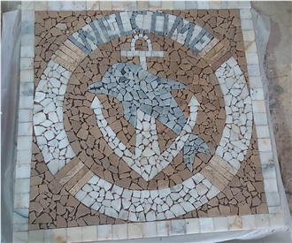 Natural Stone Mosaic  Medallion