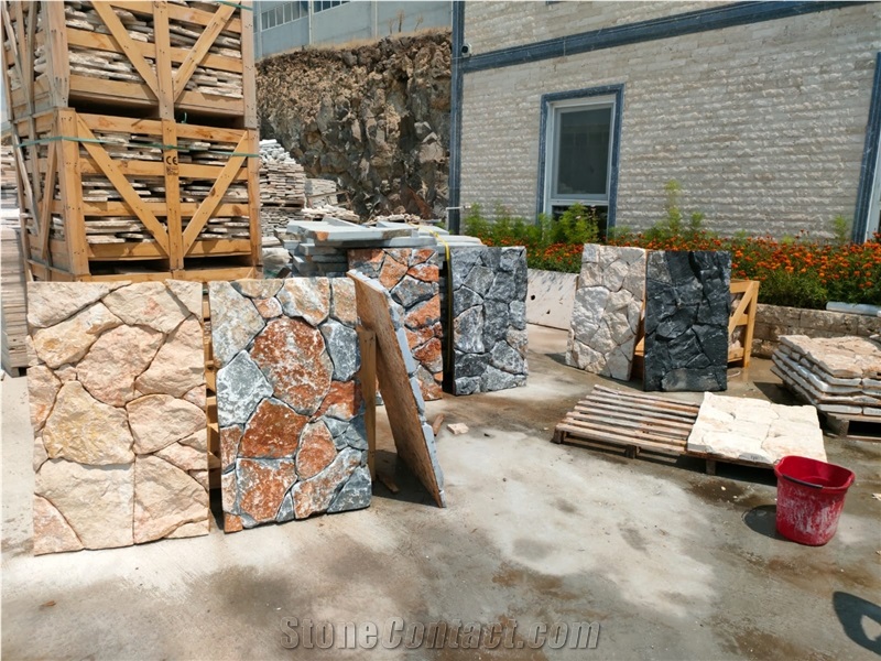 Natural Stone Veneer Rock Face