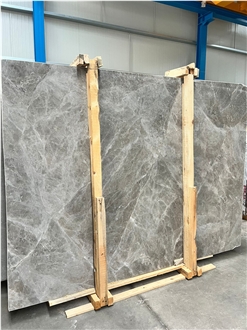 Rainy Grey Polished Marble Slabs