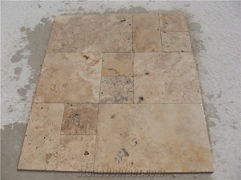 Rustic Tumbled Travertine Tiles