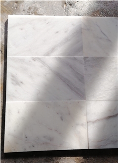 Smokey White Polished Marble Slabs