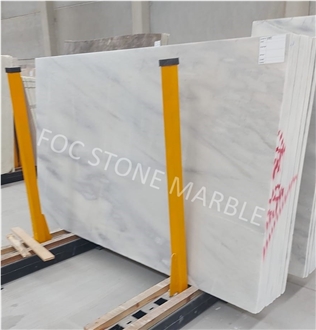 Smokey White Polished Marble Slabs
