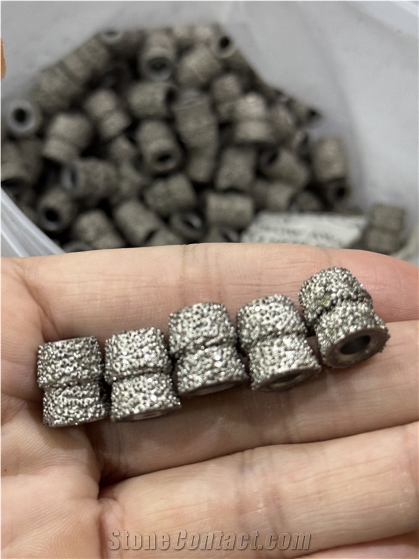 Vacuum Brazed Wire Saw Beads (Double Layers)